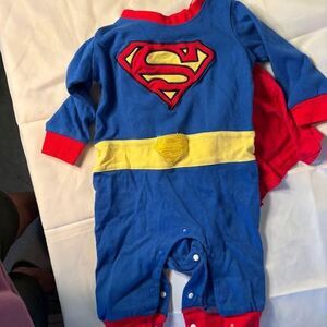Baby Superman Outfit or Halloween Costume size 3-6 mo